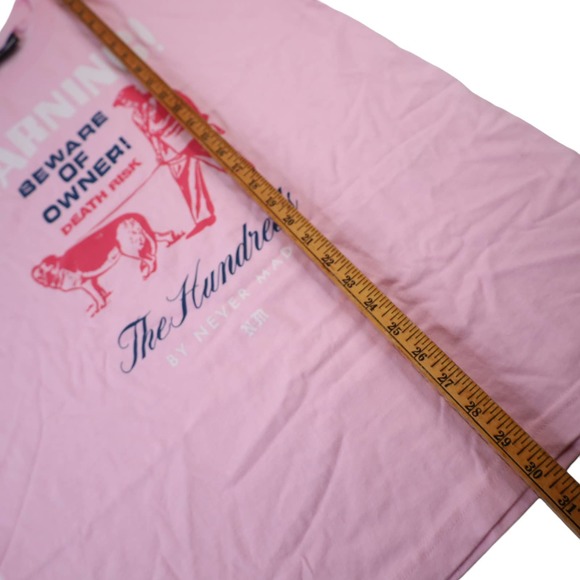 The Hundreds x Never Made Warning Graphic T Shirt - Picture 7 of 8